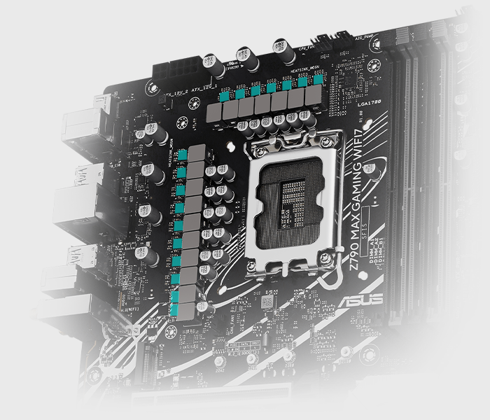 The Z790 MAX GAMING WIFI7 motherboard features Six-Layer PCB Design
